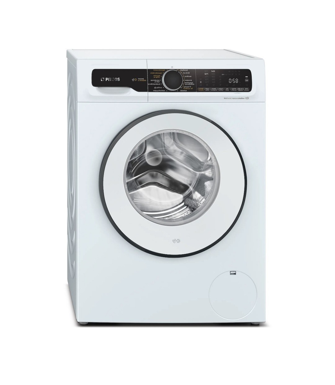 Pitsos Πλυντήριο-Στεγνωτήριο Ρούχων 10.5kg/6kg Ατμού 1400 Στροφές