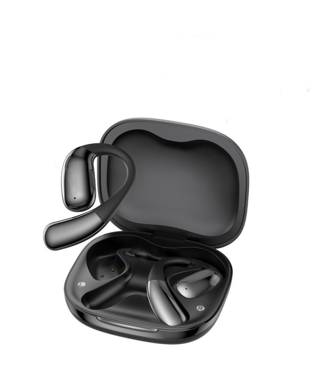 XO G37 AI Translate Earbud Bluetooth Handsfree Ακουστικά με Θήκη Φόρτισης Μαύρα