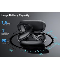 XO G37 AI Translate Earbud Bluetooth Handsfree Ακουστικά με Θήκη Φόρτισης Μαύρα