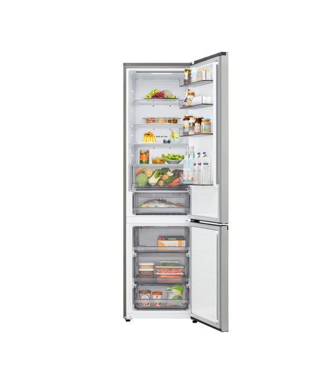 LG Ψυγειοκαταψύκτης 375lt Total NoFrost Υ203xΠ59.7xΒ67.4εκ. Ασημί GBBSJ20EPY 