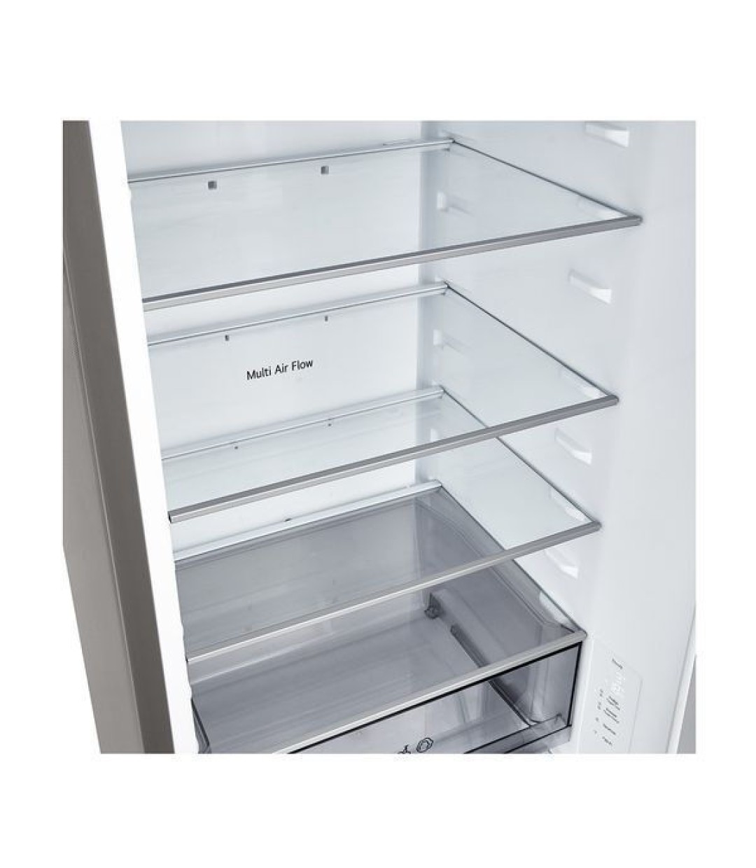 LG Ψυγειοκαταψύκτης 375lt Total NoFrost Υ203xΠ59.7xΒ67.4εκ. Ασημί GBBSJ20EPY 