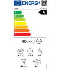  Candy ProWash 300 Πλυντήριο Ρούχων 9kg 1351 Στροφών GD 49B8-S 