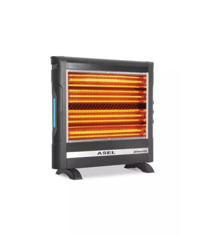 Asel H70-37 Σόμπα Χαλαζία με Θερμοστάτη 2800W