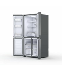  Hotpoint-Ariston Ψυγείο Ντουλάπα 631lt Total NoFrost Υ187.4xΠ90.9xΒ69.8εκ. Ασημί HAQ9 E2L EF 
