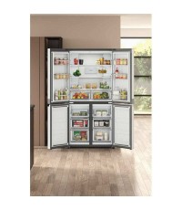  Hotpoint-Ariston Ψυγείο Ντουλάπα 631lt Total NoFrost Υ187.4xΠ90.9xΒ69.8εκ. Ασημί HAQ9 E2L EF 