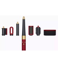 Dyson HS08 Airwrap i.d. Straight + Wavy Ηλεκτρική Βούρτσα με Αέρα για Ίσιωμα και Μπούκλες 1300W Red Velvet/Gold 