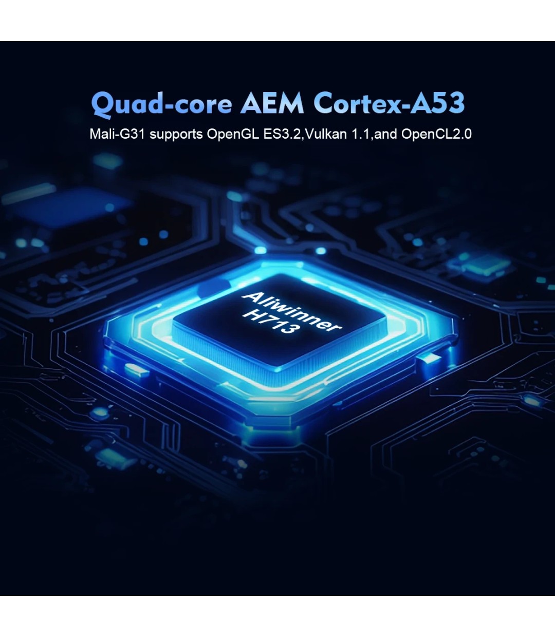  Magcubic HY300 Pro+ Mini Projector LCD HD με Wi-Fi και Ενσωματωμένα Ηχεία 