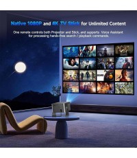  Magcubic HY350GT Mini Projector LCD Full HD Λάμπας LED με Wi-Fi και Ενσωματωμένα Ηχεία 