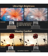  Magcubic HY350MAX Mini Projector LCD Full HD Λάμπας LED με Wi-Fi και Ενσωματωμένα Ηχεία 