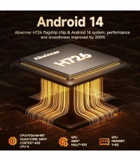  Magcubic HY350MAX Mini Projector LCD Full HD Λάμπας LED με Wi-Fi και Ενσωματωμένα Ηχεία 