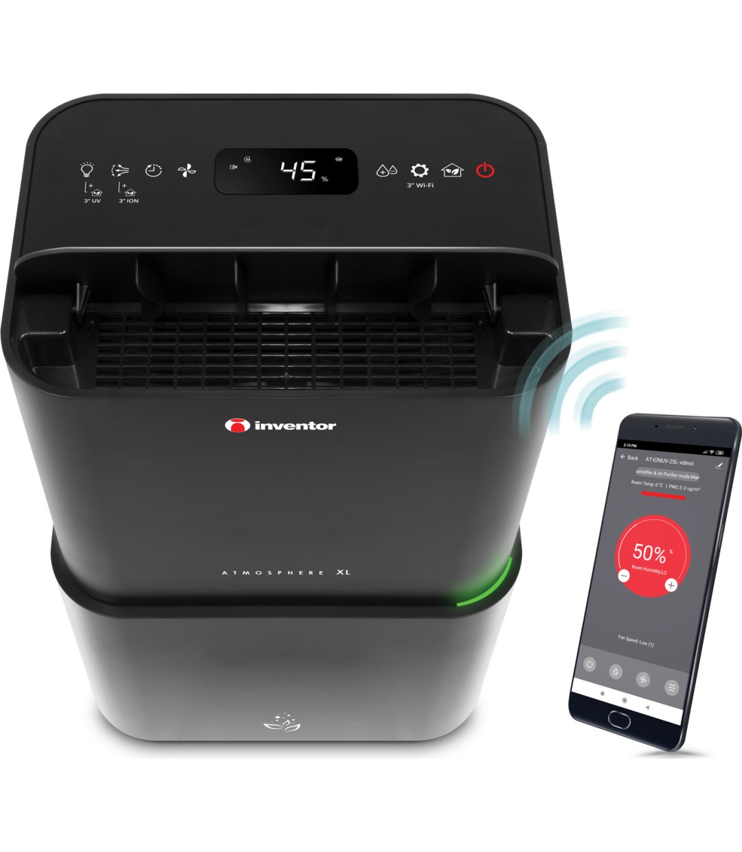 Inventor Atmosphere XL Αφυγραντήρας με Ιονιστή και Wi-Fi 25lt