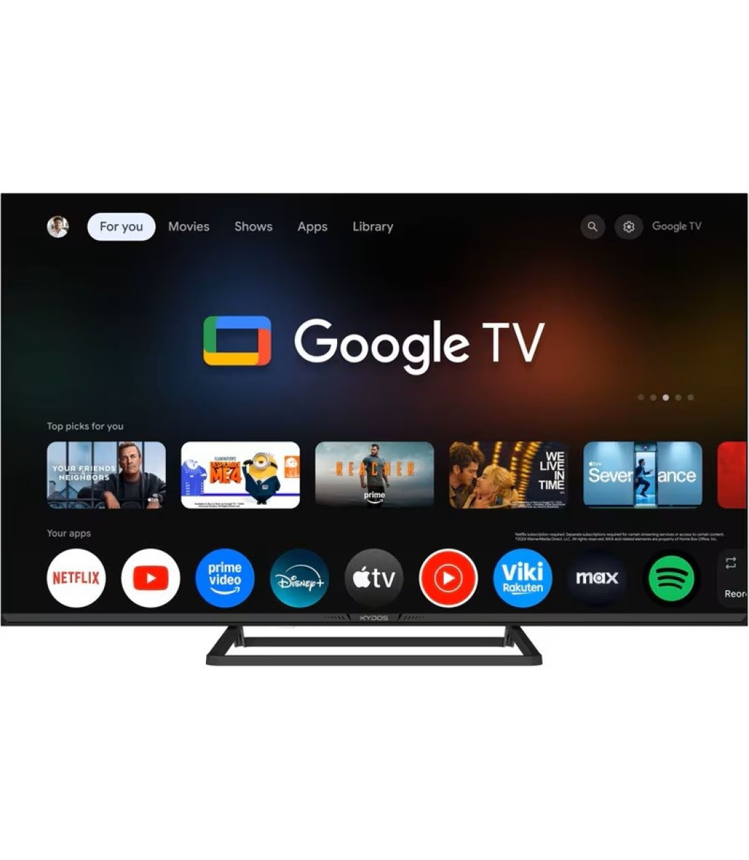 Kydos QLED 40" Full HD Google TV Τηλεόραση K40GF22CQ00 