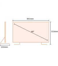 Kydos QLED 40" Full HD Google TV Τηλεόραση K40GF22CQ00 