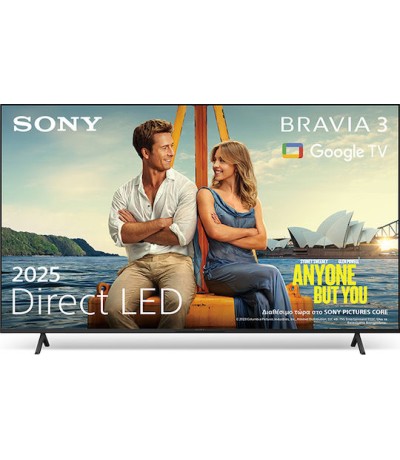 Sony Smart Τηλεόραση 85" 4K UHD LED BRAVIA 3 HDR (2025) K85S35BP