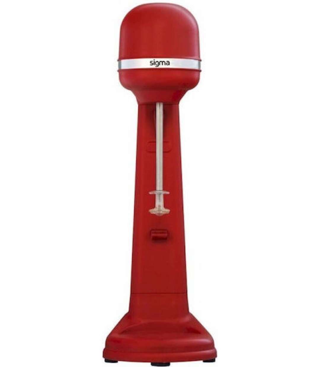 Sigma KDM 120P Φραπεδιέρα Επιτραπέζια 150W με 2 Ταχύτητες Κόκκινη 