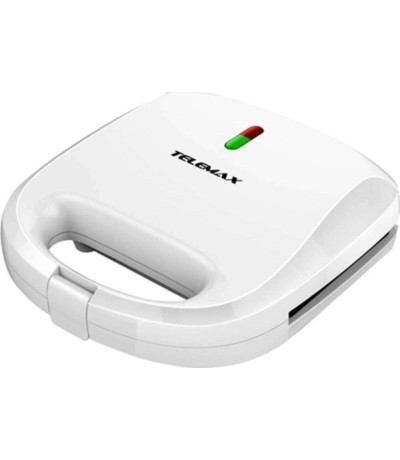 Telemax KJ-135 Τοστιέρα για 2 Τοστ 750W Λευκή