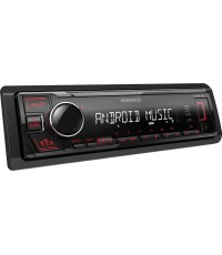 Kenwood Ηχοσύστημα Αυτοκινήτου 1DIN (USB) με Αποσπώμενη Πρόσοψη Κωδικός: 24-KMM105RY 