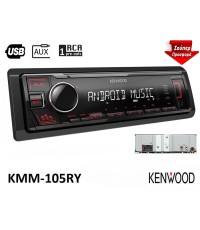 Kenwood Ηχοσύστημα Αυτοκινήτου 1DIN (USB) με Αποσπώμενη Πρόσοψη Κωδικός: 24-KMM105RY 