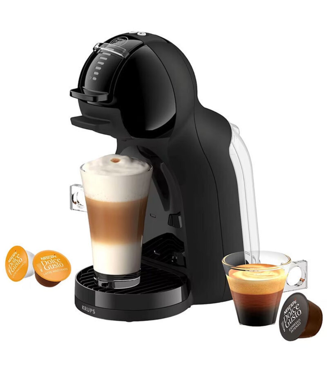 Krups Mini Me NDG KP 1438 Καφετιέρα για Κάψουλες Dolce Gusto Πίεσης 15bar Μαύρη 