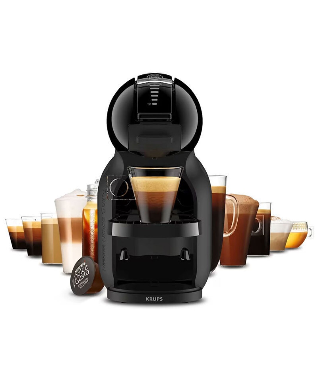 Krups Mini Me NDG KP 1438 Καφετιέρα για Κάψουλες Dolce Gusto Πίεσης 15bar Μαύρη 