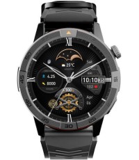 AGM Legion Pro Αδιάβροχο Smartwatch με Παλμογράφο (Μαύρο)