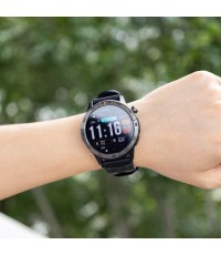 AGM Legion Pro Αδιάβροχο Smartwatch με Παλμογράφο (Μαύρο)