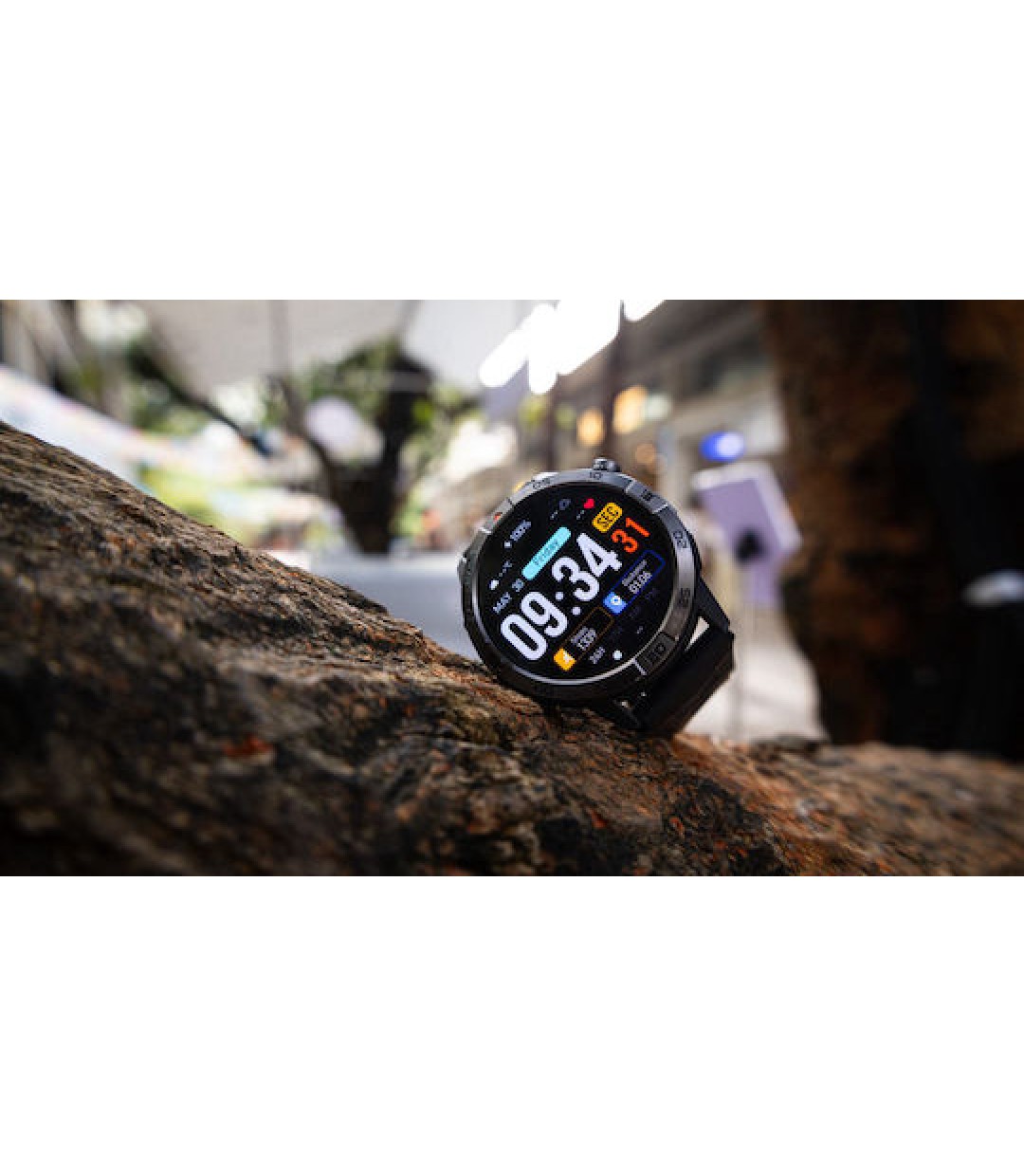 AGM Legion Pro Αδιάβροχο Smartwatch με Παλμογράφο (Μαύρο)
