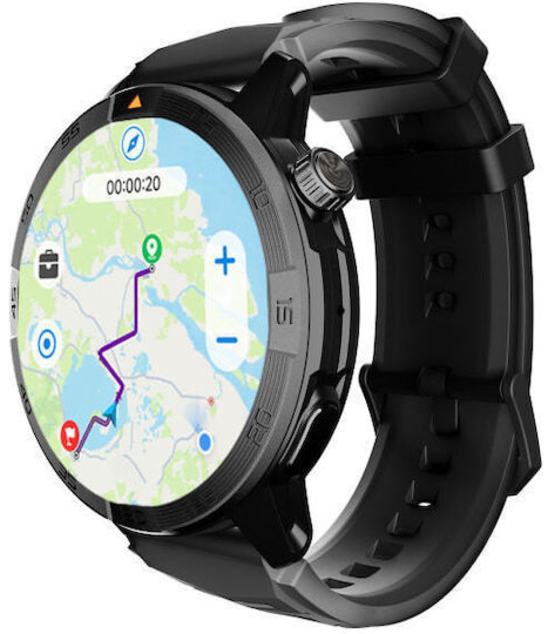 AGM Legion Pro Αδιάβροχο Smartwatch με Παλμογράφο (Μαύρο)