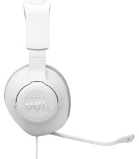 JBL Quantum 100M2 Over Ear Gaming Headset με σύνδεση 3.5mm Λευκό for Nintendo Switch / PC / PS4 / PS5 / XBOX 