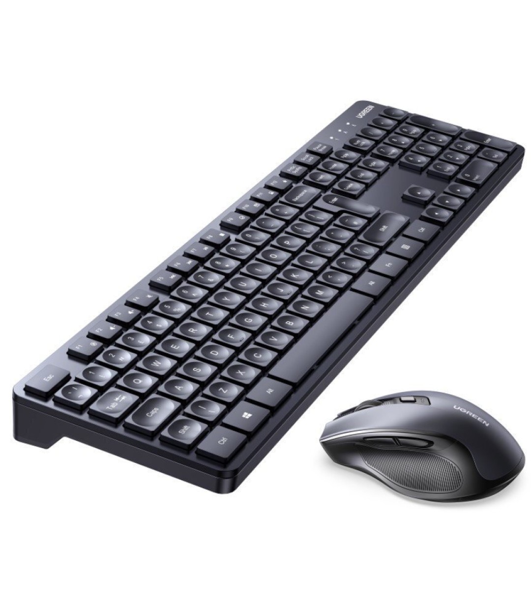 Ugreen MK006 Ασύρματο Σετ Πληκτρολόγιο & Ποντίκι Αγγλικό US