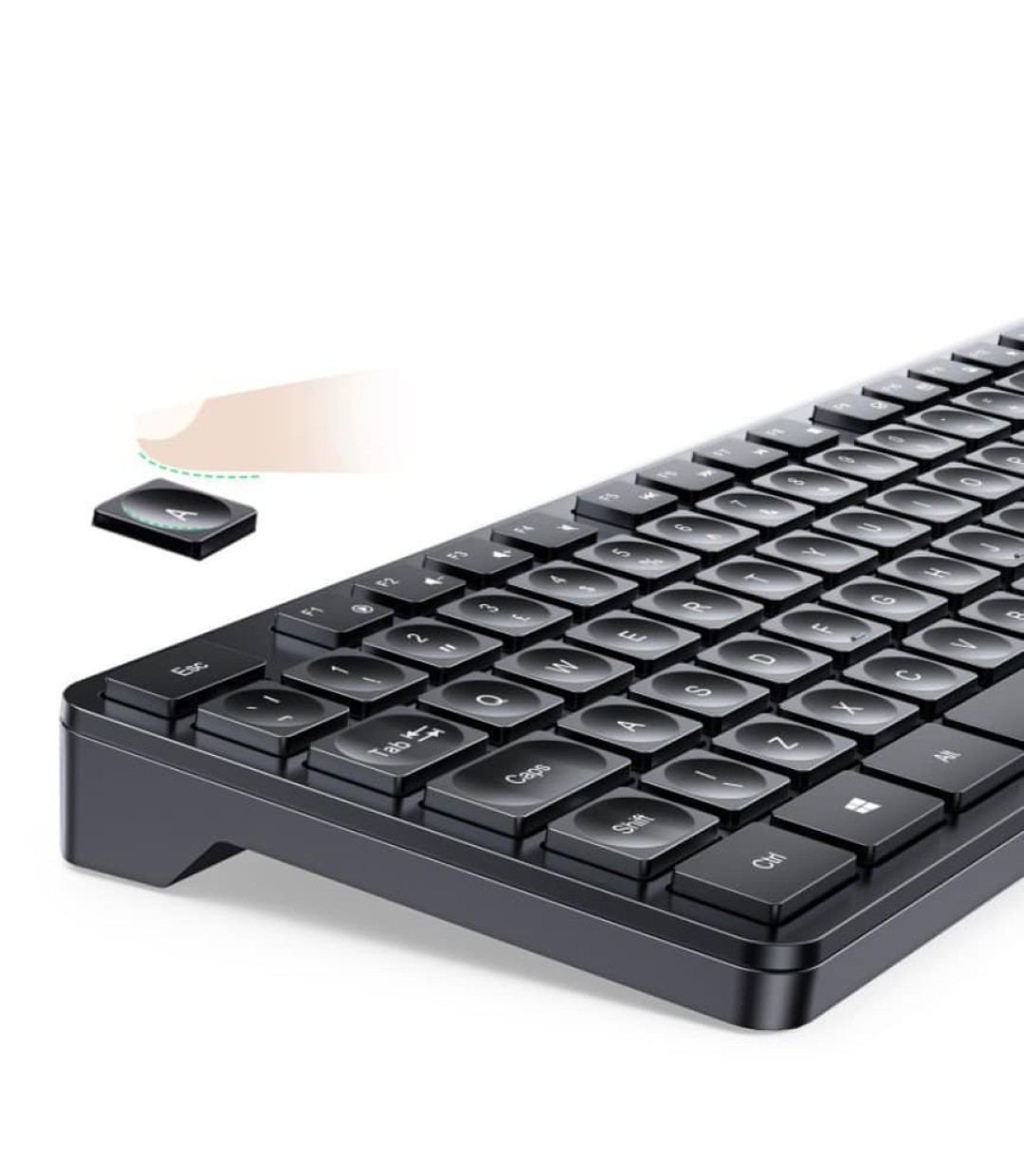 Ugreen MK006 Ασύρματο Σετ Πληκτρολόγιο & Ποντίκι Αγγλικό US