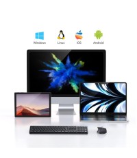 Ugreen MK006 Ασύρματο Σετ Πληκτρολόγιο & Ποντίκι Αγγλικό US