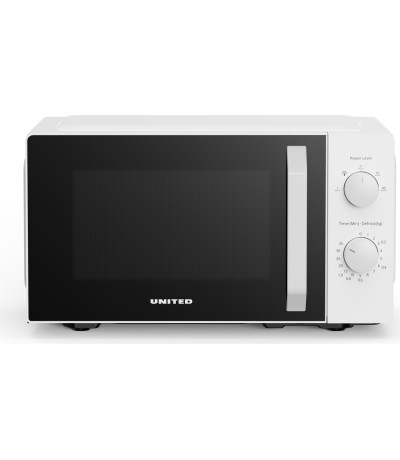 United Φούρνος Μικροκυμάτων 20lt Λευκός MWO-2801