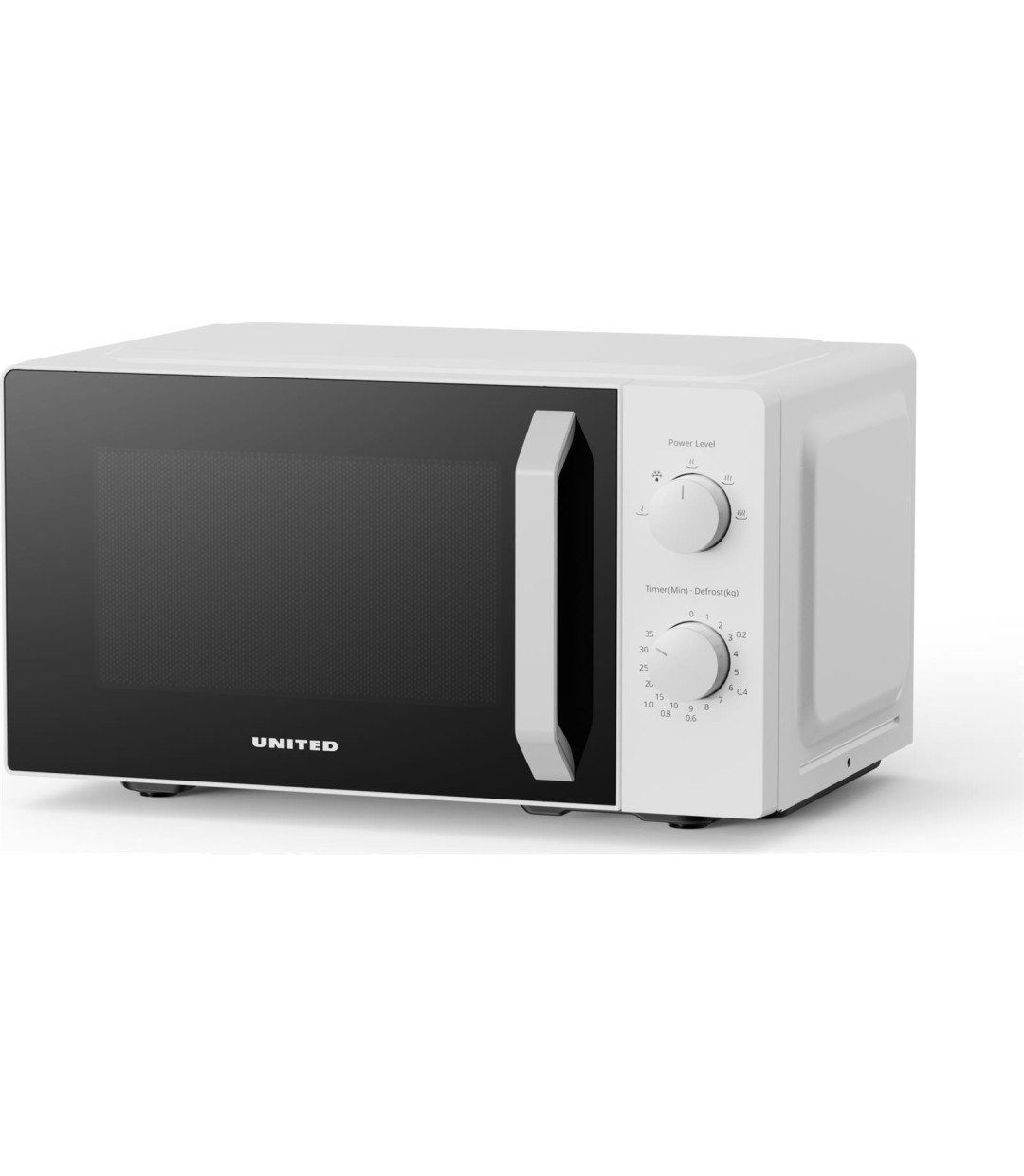 United Φούρνος Μικροκυμάτων 20lt Λευκός MWO-2801