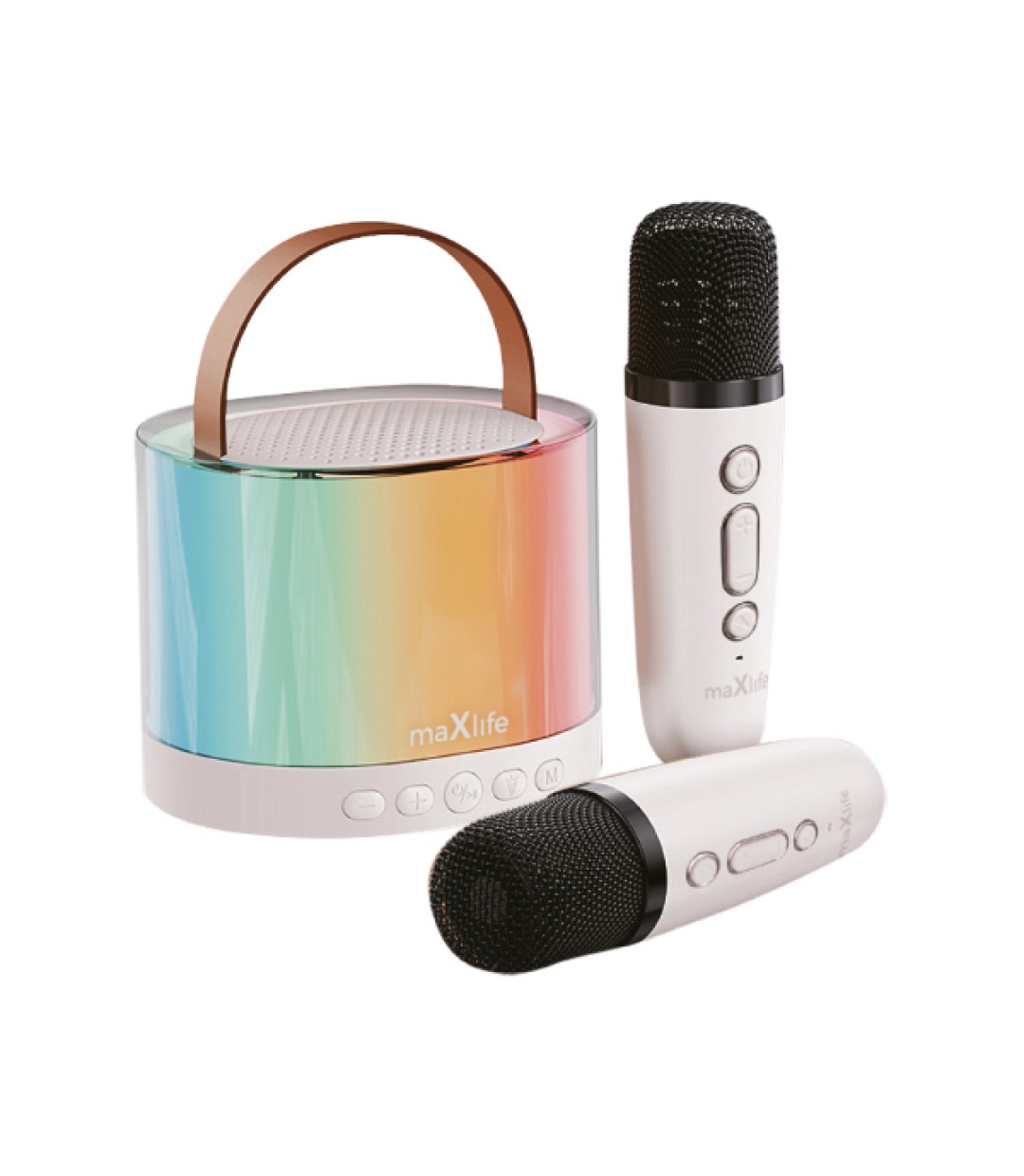 ΗΧΕΙΑ MAXLIFE MXKS-200 ΑΣΠΡΟ KARAOKE