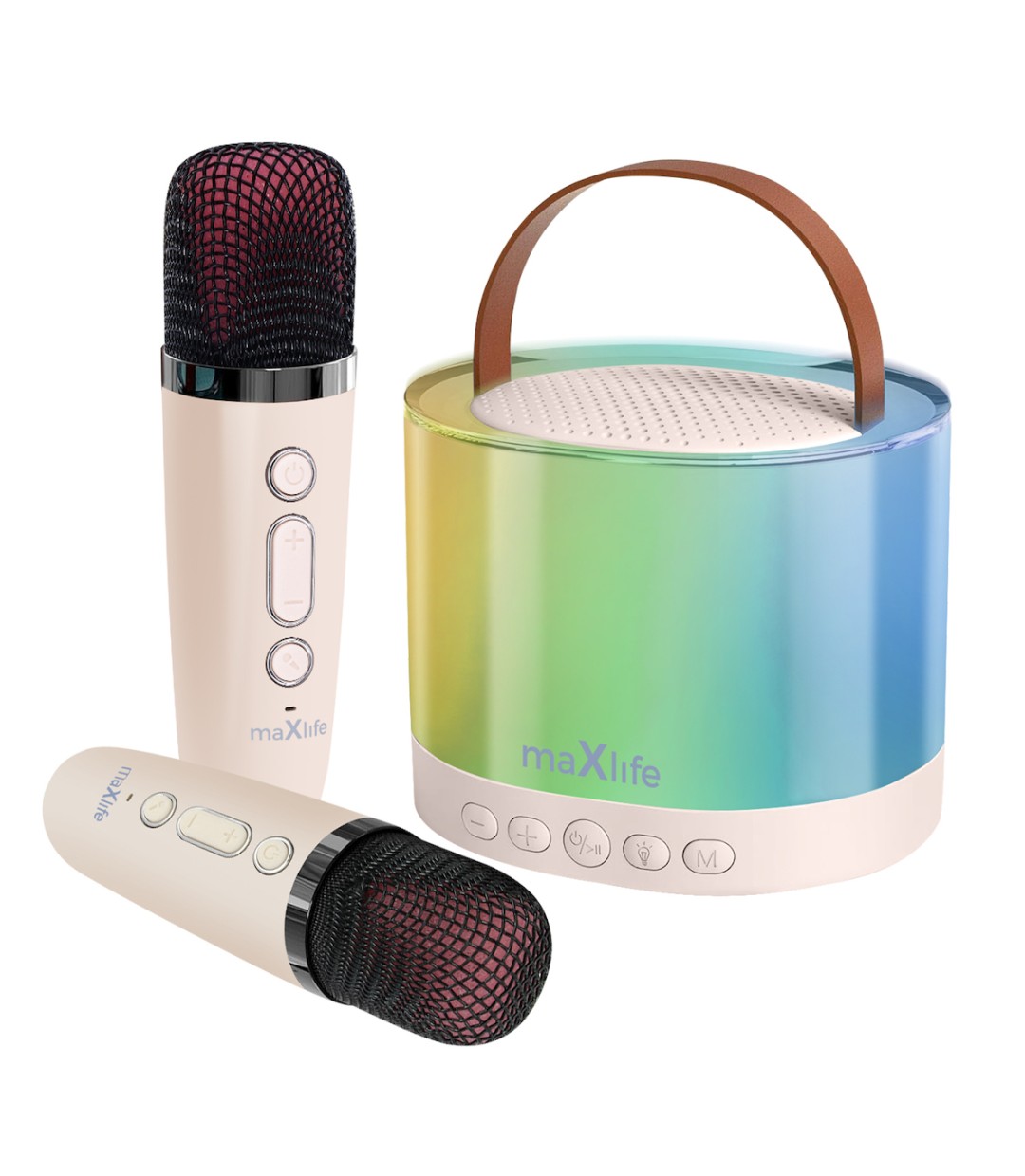 ΗΧΕΙΑ MAXLIFE MXKS-200 ΑΣΠΡΟ KARAOKE