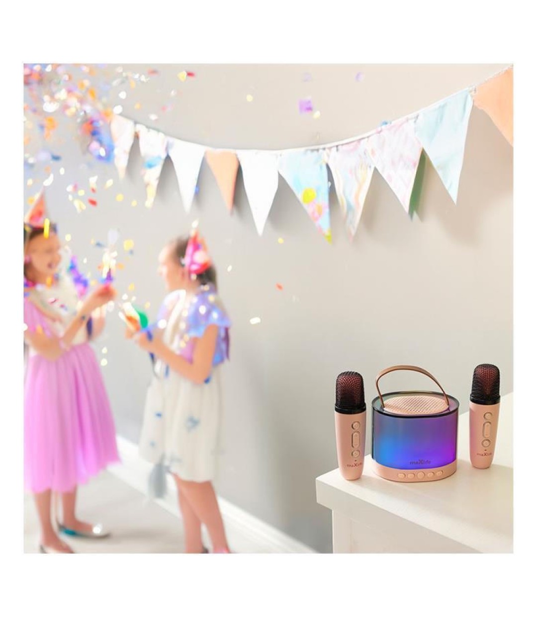 ΗΧΕΙΑ MAXLIFE MXKS-200 ΑΣΠΡΟ KARAOKE