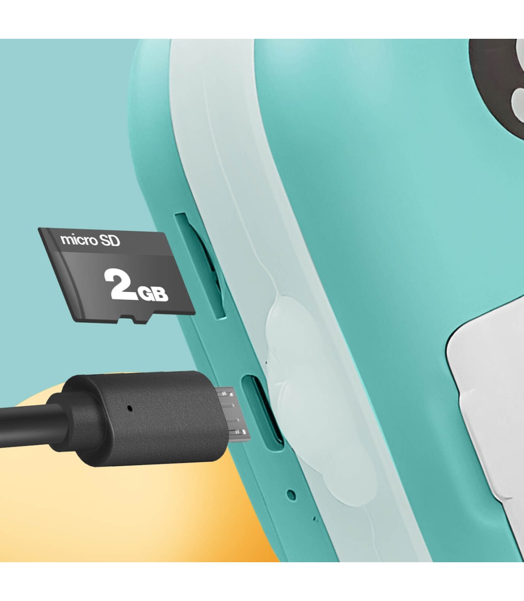  Maxlife Compact Φωτογραφική Μηχανή με Οθόνη 2.4" Θερμικής Εκτύπωσης Μπλε 