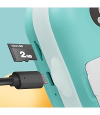  Maxlife Compact Φωτογραφική Μηχανή με Οθόνη 2.4" Θερμικής Εκτύπωσης Μπλε 