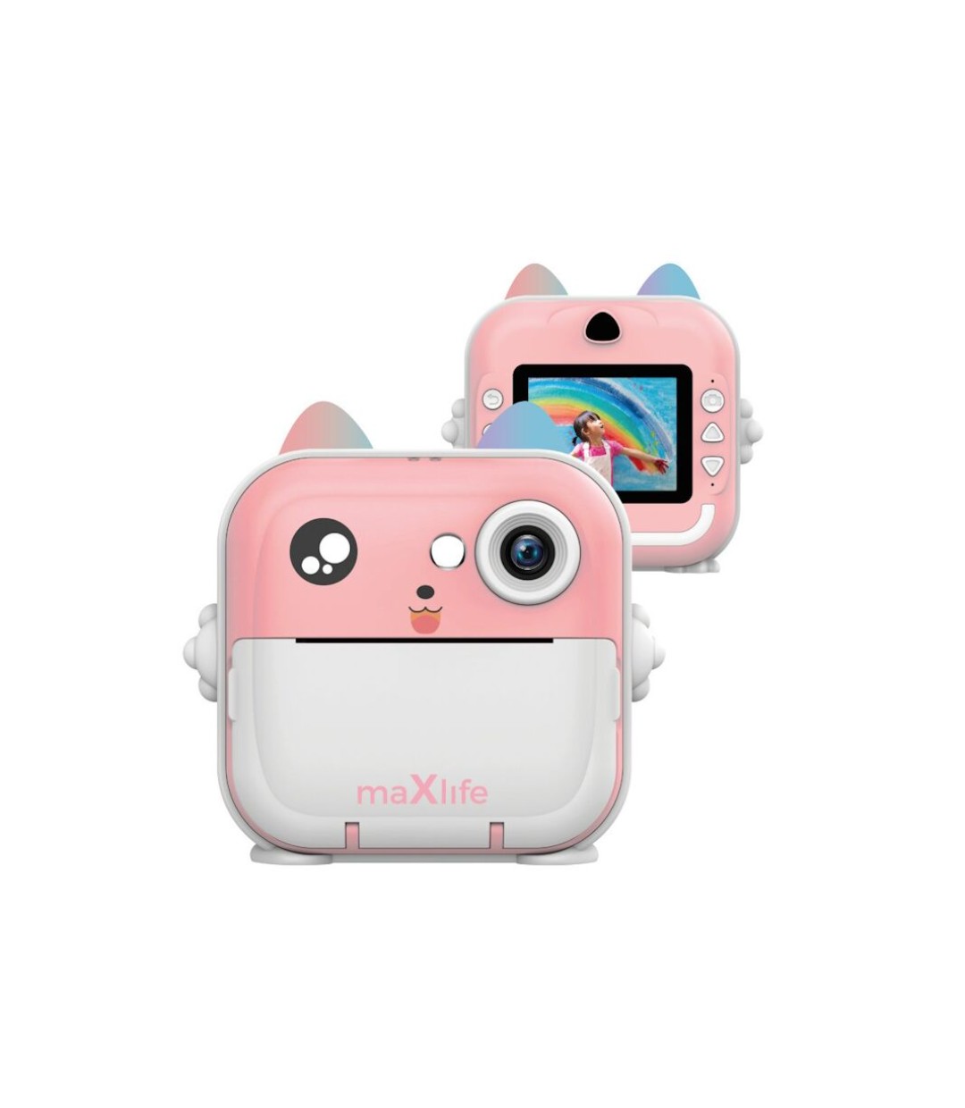 ΦΩΤΟΓΡΑΦΙΚΗ Maxlife MXPC-100 Pink ΜΕ ΕΚΤΥΠΩΤΗ