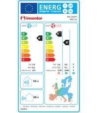  Inventor Nura Κλιματιστικό Inverter 24000 BTU A++/A+ με Τεχνητή Νοημοσύνη 