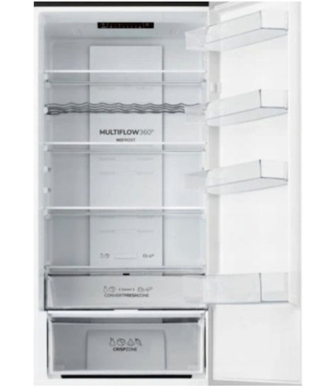 Gorenje Ψυγειοκαταψύκτης 336lt Total NoFrost Υ200.4xΠ59.5xΒ59εκ. Μαύρος NRK620EABG4 