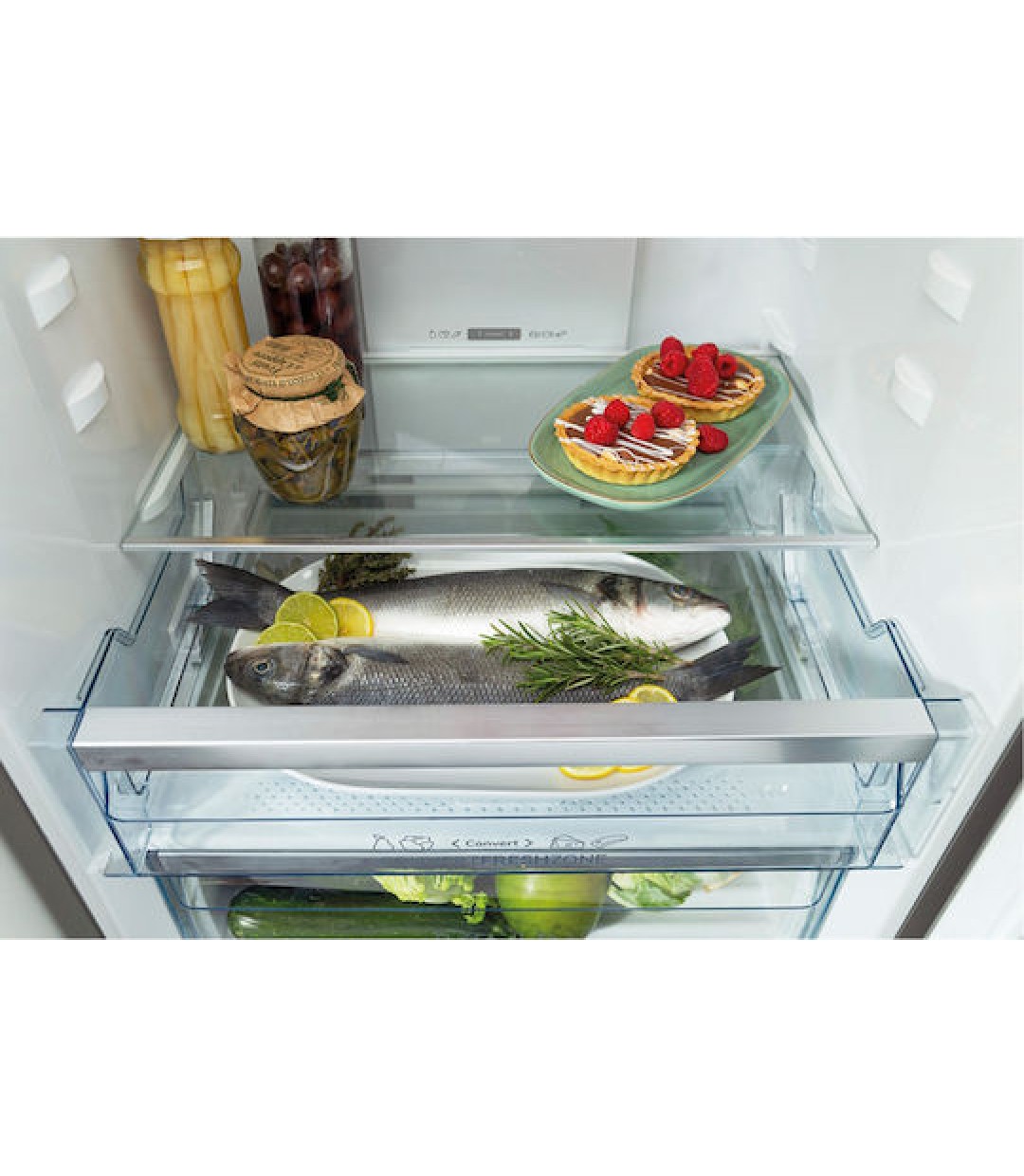 Gorenje Ψυγειοκαταψύκτης 336lt Total NoFrost Υ200.4xΠ59.5xΒ59εκ. Μαύρος NRK620EABG4 