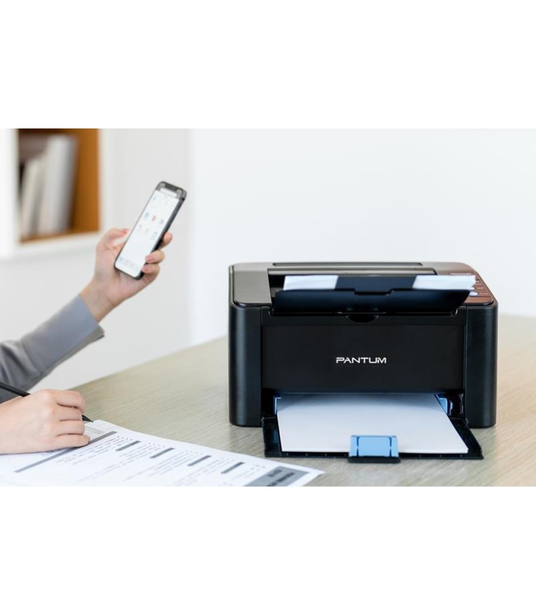 Pantum P2500W Ασπρόμαυρος Εκτυπωτής Laser με WiFi και Mobile Print 