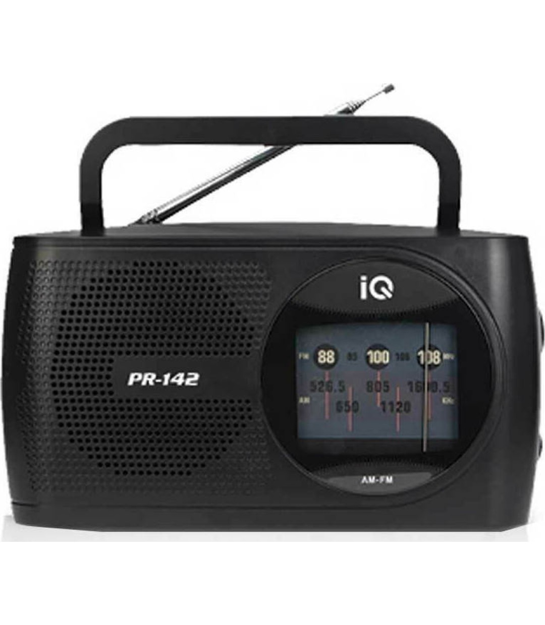 IQ PR-142 Φορητό Ραδιόφωνο Ρεύματος / Μπαταρίας Μαύρο