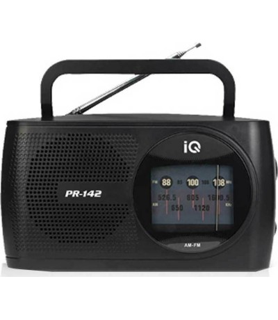 IQ PR-142 Φορητό Ραδιόφωνο Ρεύματος / Μπαταρίας Μαύρο