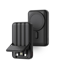  XO PR288 Power Bank 10000mAh 15W Μαύρο 