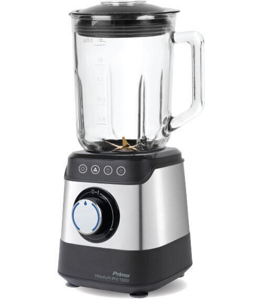 Μπλέντερ Primo PRBL-40502 1500W 1.8L Titanium Pro 1500 Μαύρο/Inox