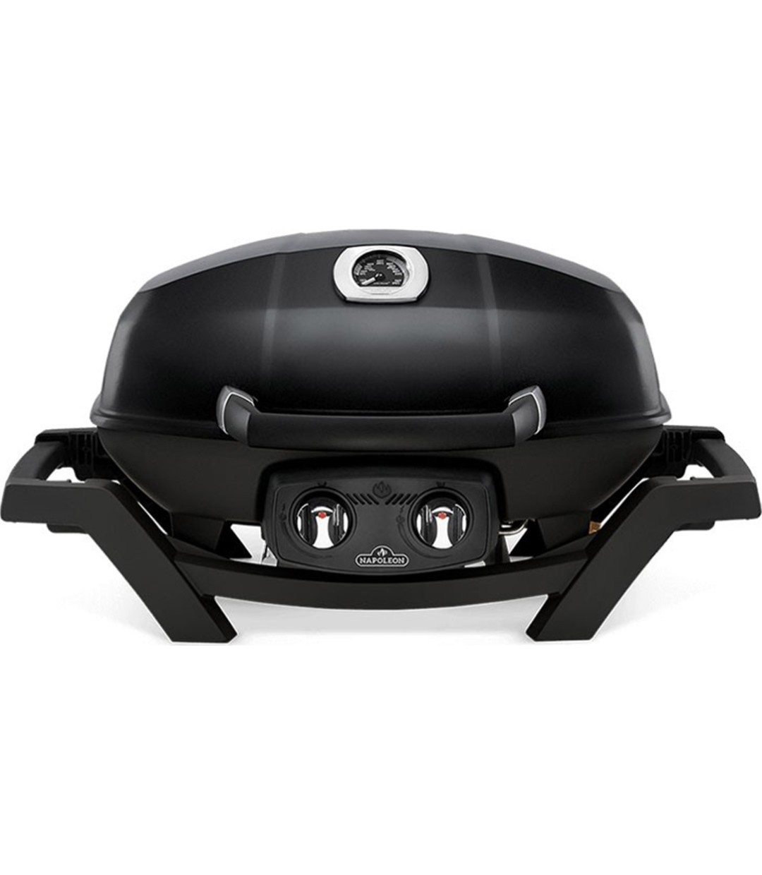  Napoleon TravelQ PRO 285-BK-GR  Φορητή Ψησταριά Υγραερίου Μαντεμένιας Σχάρας 54x37εκ. με 2 Εστίες 4.1kW 