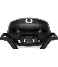  Napoleon TravelQ PRO 285-BK-GR  Φορητή Ψησταριά Υγραερίου Μαντεμένιας Σχάρας 54x37εκ. με 2 Εστίες 4.1kW 